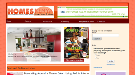 Homes Kenya Magazine Website